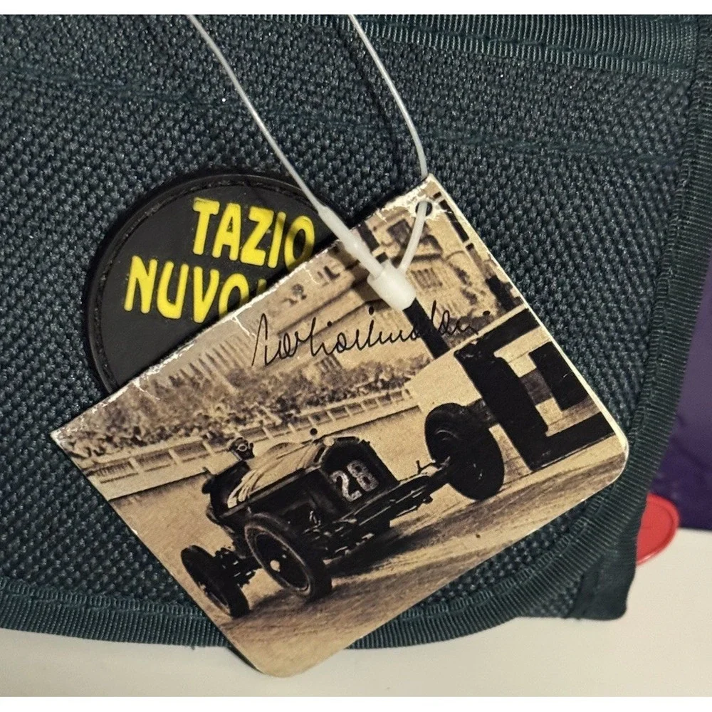 Vintage Tazio Nuvolari Vanderbilt Cup Racing Wallet Alfa Romeo Italy Rare